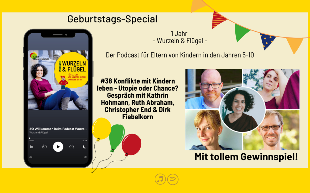 #38 Geburtstagsspecial: Konflikte mit Kindern leben – Utopie oder Chance? Gespräch mit Kathrin Hohmann, Ruth Abraham, Christopher End & Dirk Fiebelkorn