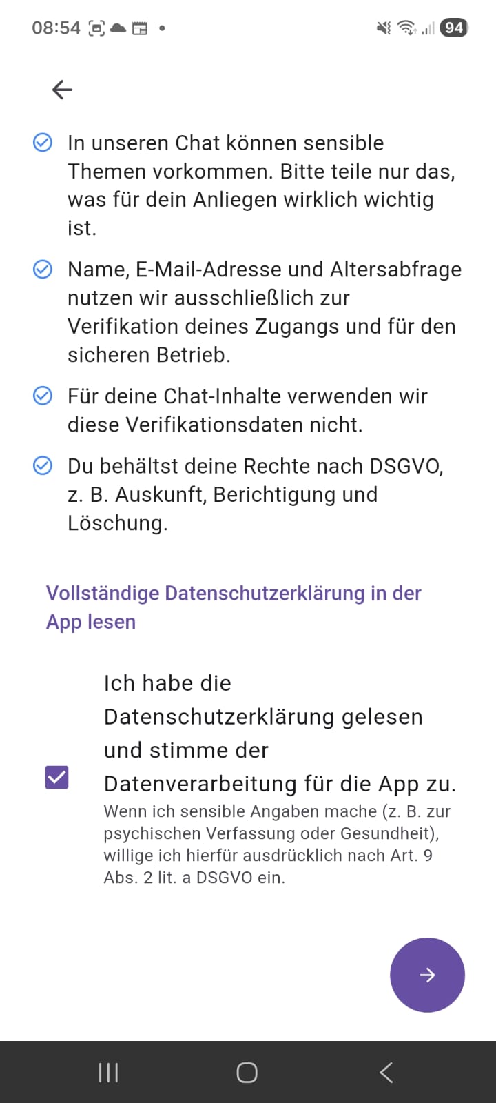 Datenschutz zustimmen